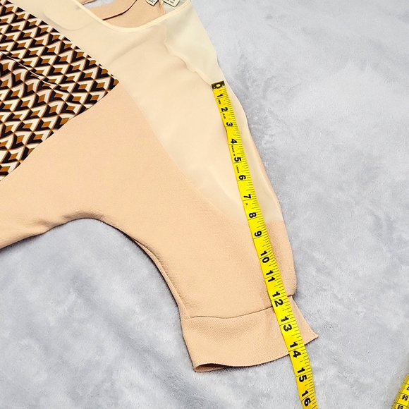 NWOT Multi-Pattern Blouse - Picture 9 of 12